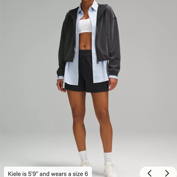 NWT!🍋🍋Lululemon Softstreme Full-Zip Hoodie🍋🍋. Size 8. Color Black. - Picture 2 of 13